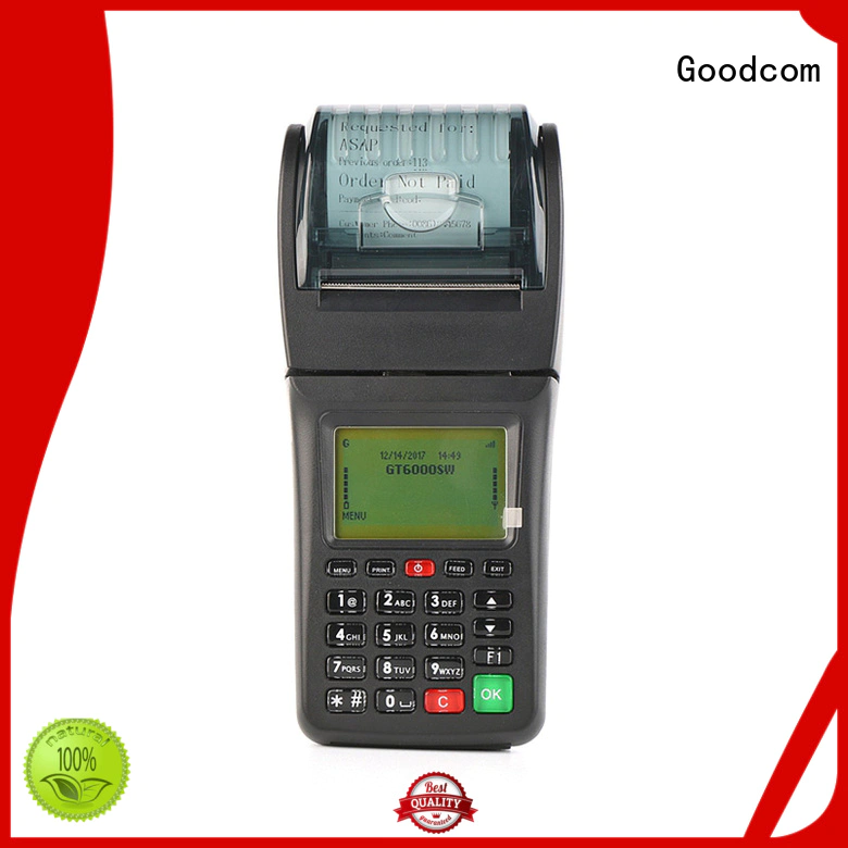 Goodcom portable gprs pos machine airtime for restaurant