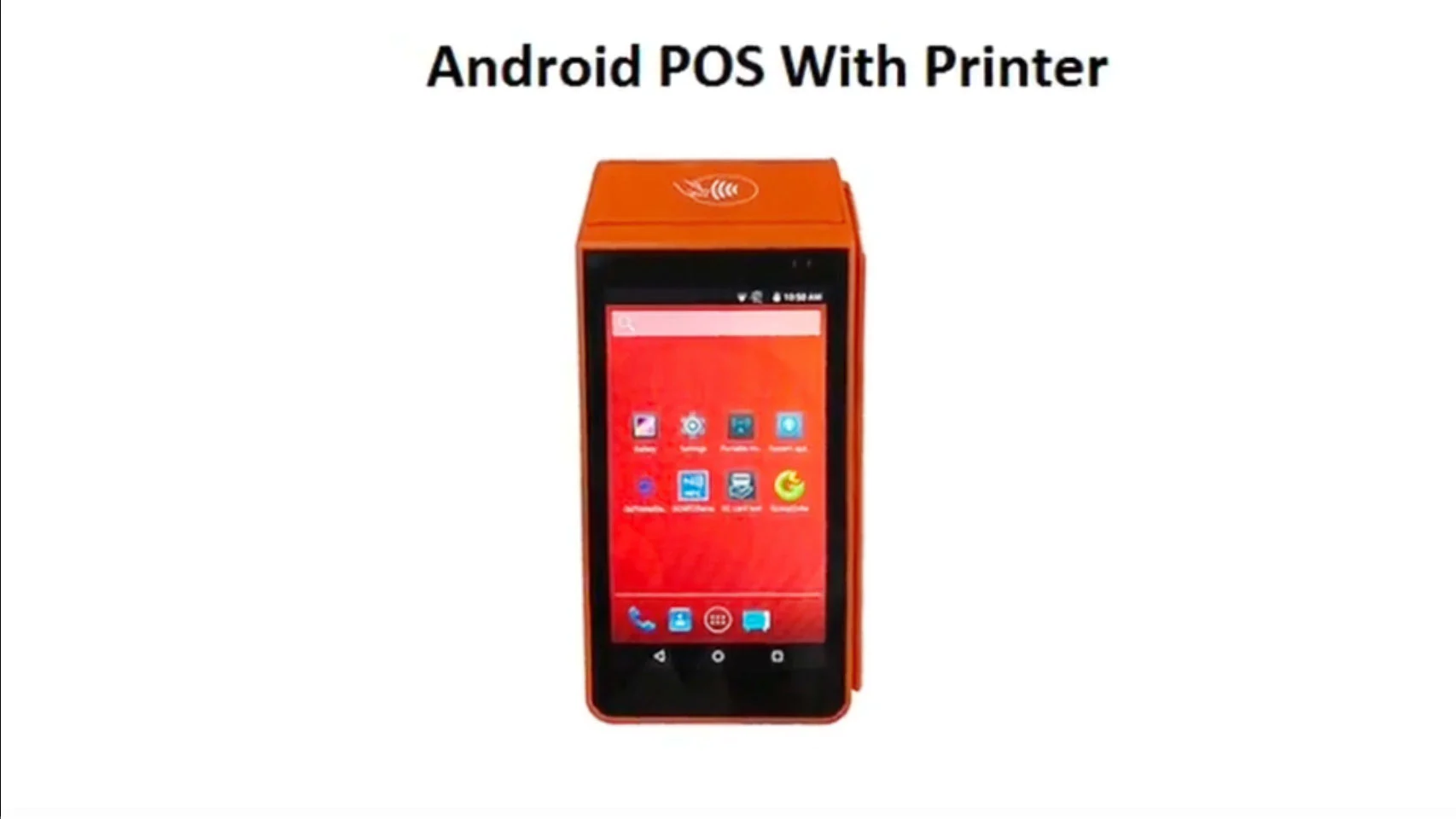 Android Pos with Printer, nfc, magnetic smart card reader