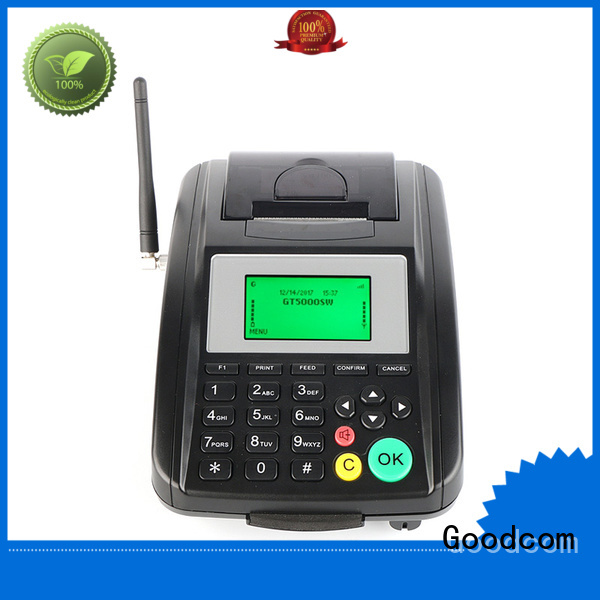 Goodcom top brand gprs sms printer pos terminal for restaurant