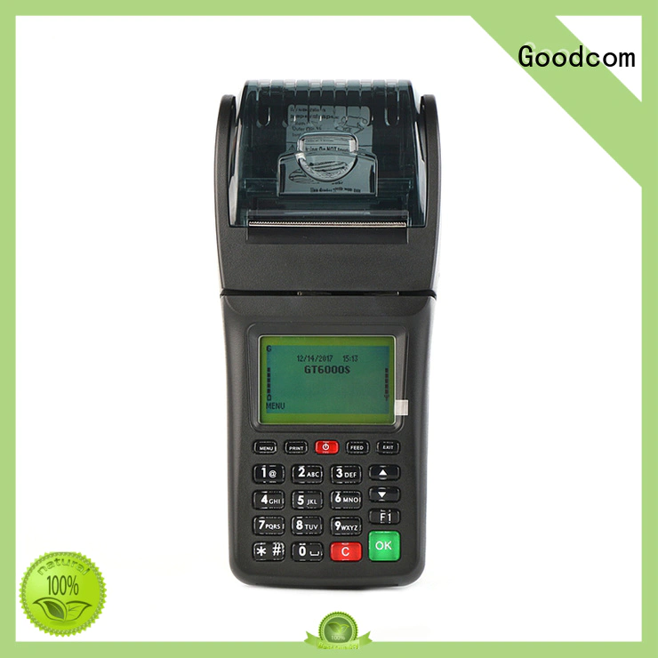 Goodcom high quality handheld barcode printer vending machine for restaurant