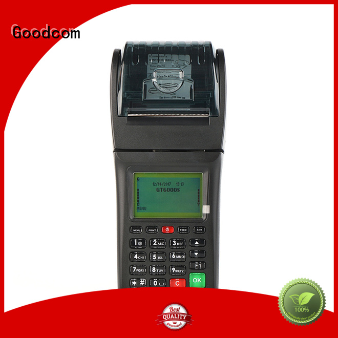 Goodcom high quality handheld barcode printer terminal for customization