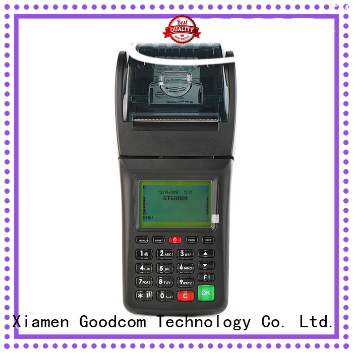 Goodcom top brand handheld barcode printer for restaurant