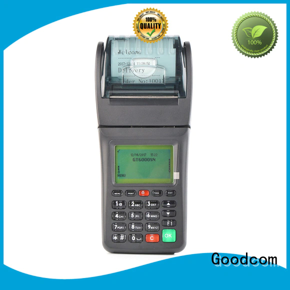 Goodcom hot-sale mobile pos terminal with printer printing lottery for customization