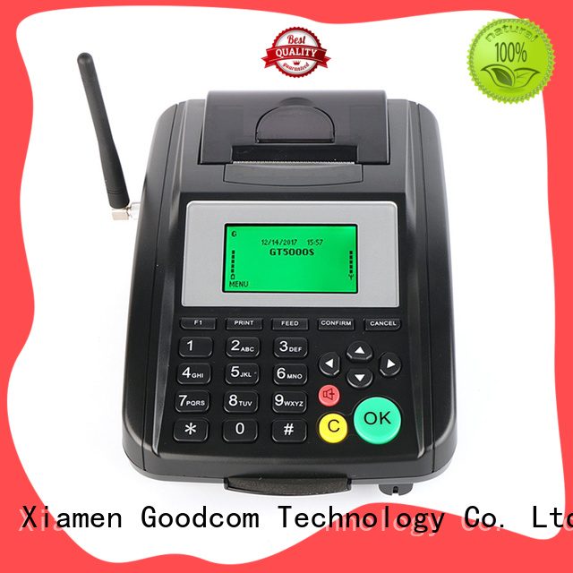 Goodcom handheld barcode printer vending machine for food ordering