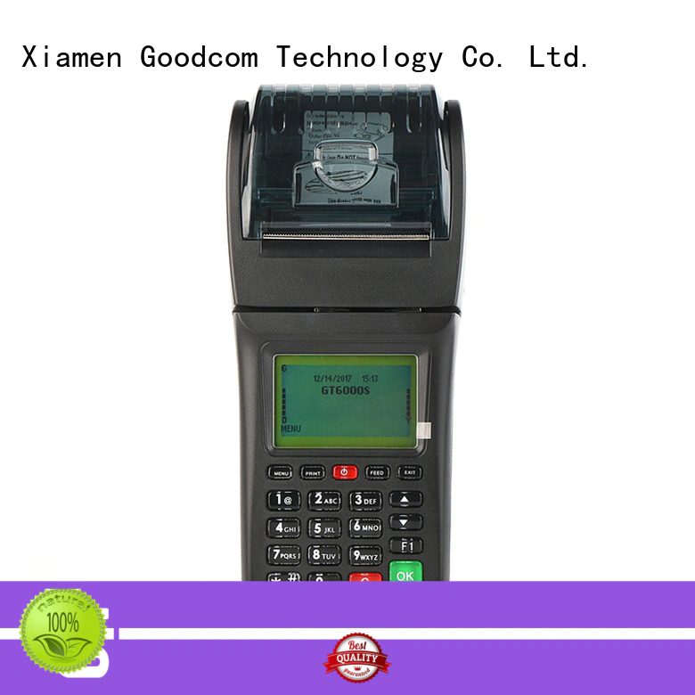 wifi handheld barcode printer terminal for restaurant Goodcom