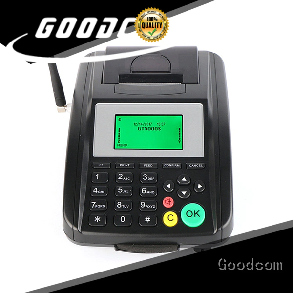 Goodcom handheld sms printer terminal for restaurant