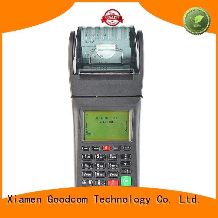 Goodcom top selling mobile pos terminal with printer printer for wholesale