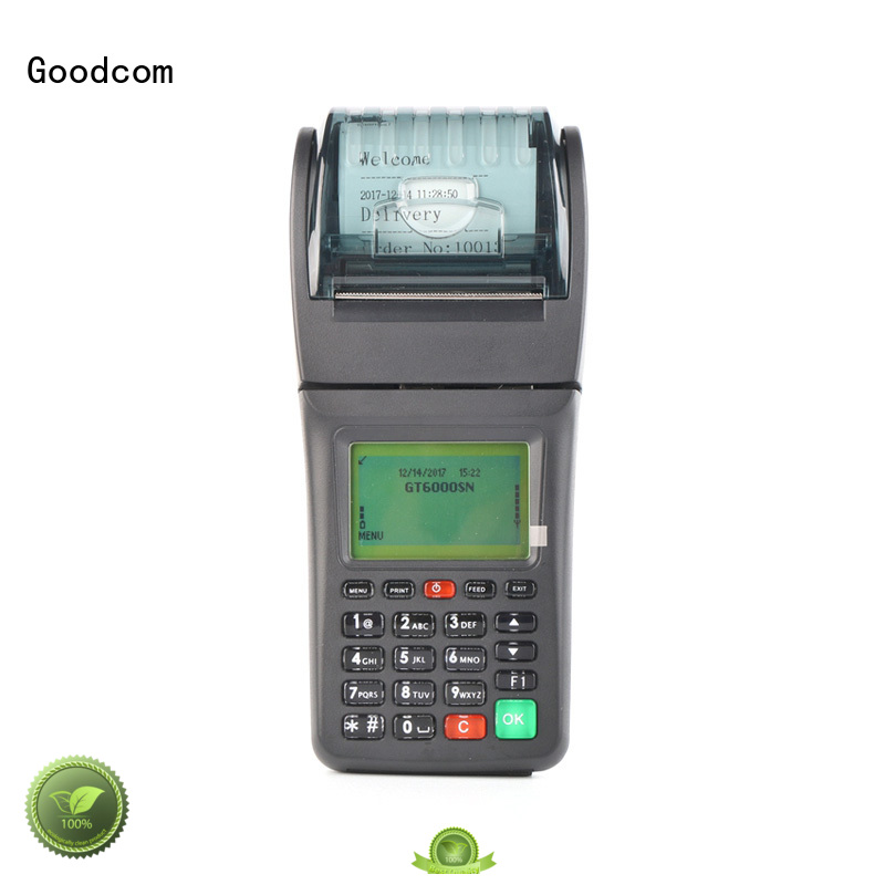 handheld pos with printer wireless for wholesale Goodcom
