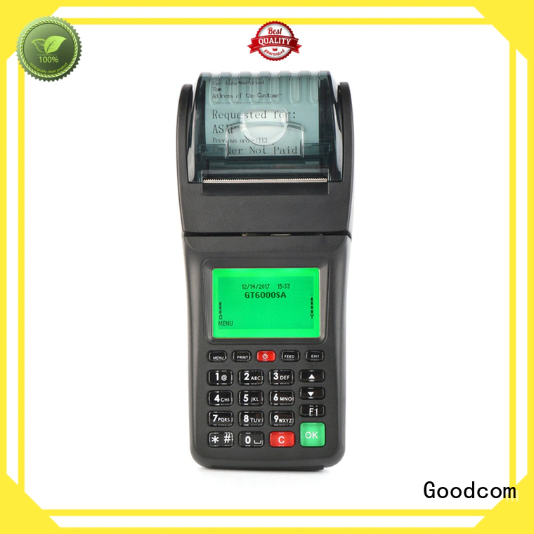 custom services portable card machine credit card reader Goodcom
