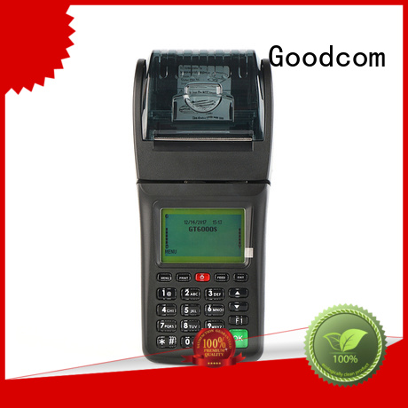 Goodcom top brand handheld barcode printer terminal for restaurant