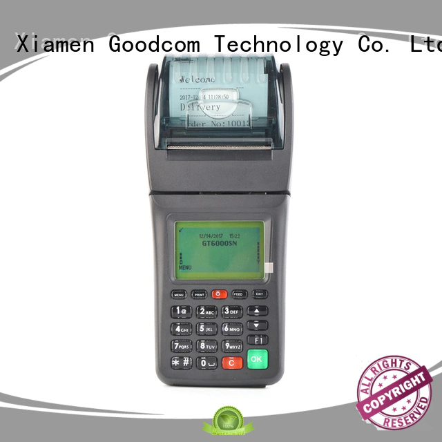 Goodcom top selling pos wireless bus ticket for wholesale