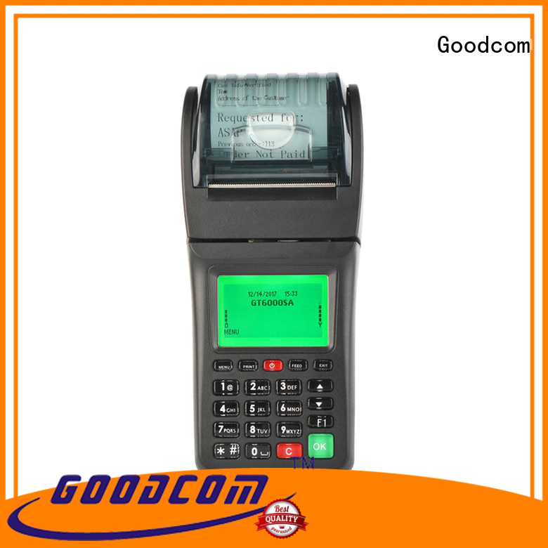 portable credit card payment machine free delivery fast installation Goodcom