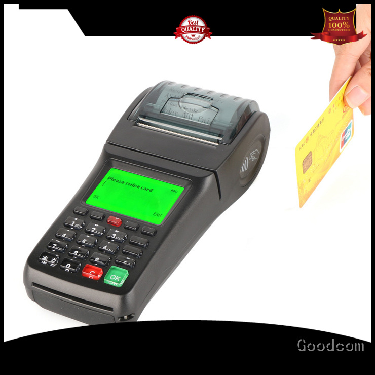 Goodcom credit card swipe machine free delivery for fast installation