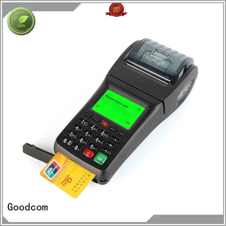 Goodcom portable portable card machine free delivery for fast installation