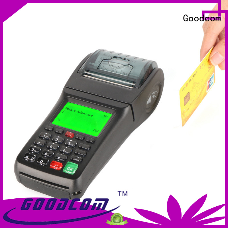 Goodcom portable card machine free delivery for fast installation