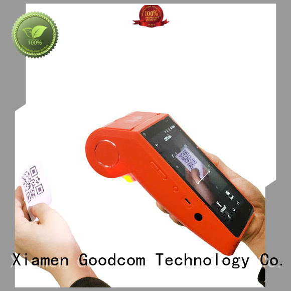 Goodcom handheld smart pos terminal advanced technology for bus tickets
