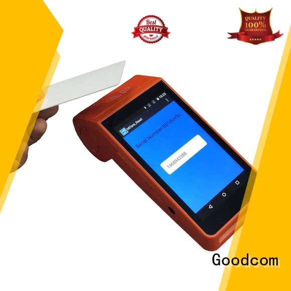 Goodcom 3g/4g/wifi handheld android pos for hotel