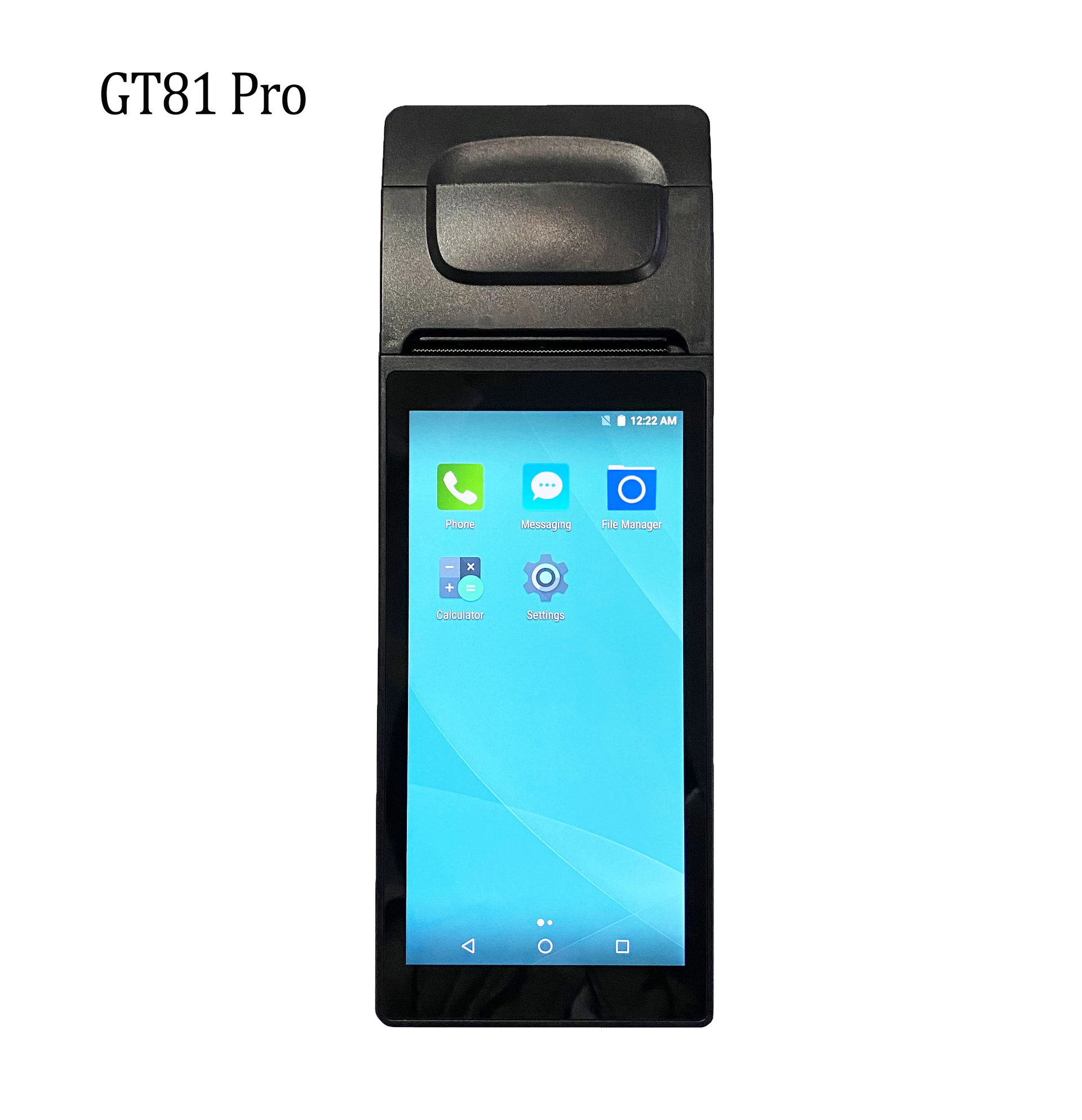 POS Terminal with Thermal Receipt Printer Portable Android 10.0 OS 2GB RAM 16GB ROM