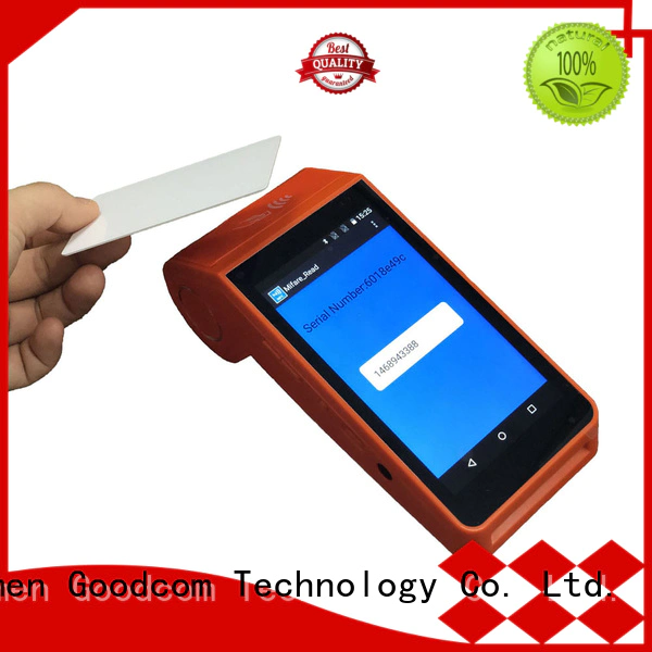Goodcom stable quality android tablet with printer advanced technology for hotel