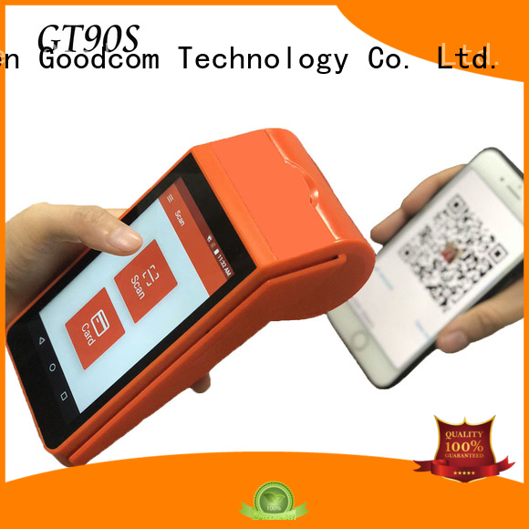 portable pos nfc with touch screen for mobile top-up