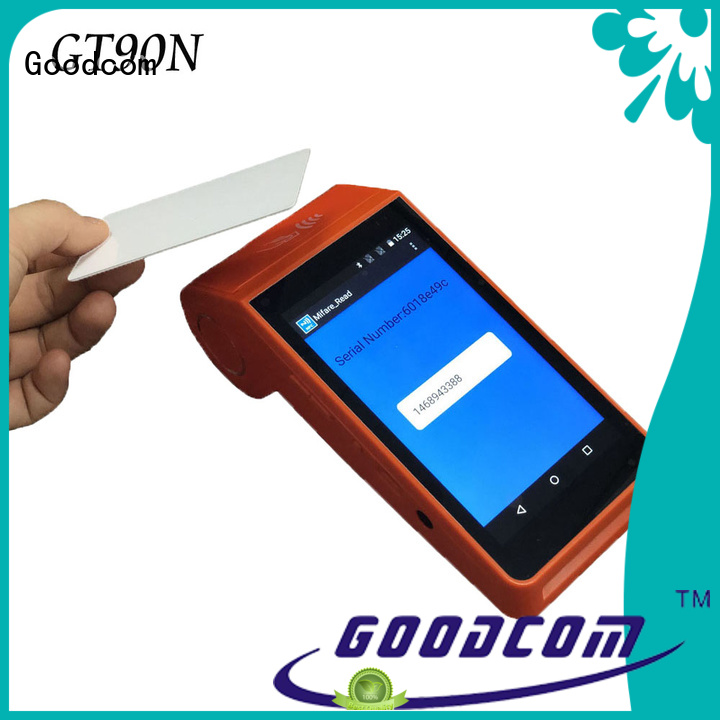 Goodcom 3g/4g/wifi pos machine android with touch screen free sdk