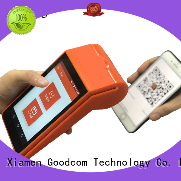 Goodcom mobile payment pos machine android with touch screen for takeaway