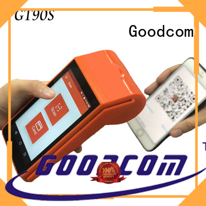 Goodcom mobile payment portable pos with touch screen for mobile top-up
