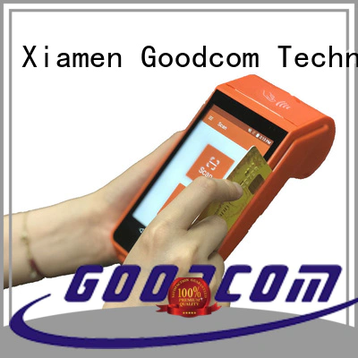 Goodcom portable android handheld pos terminal touch screen for bill payment