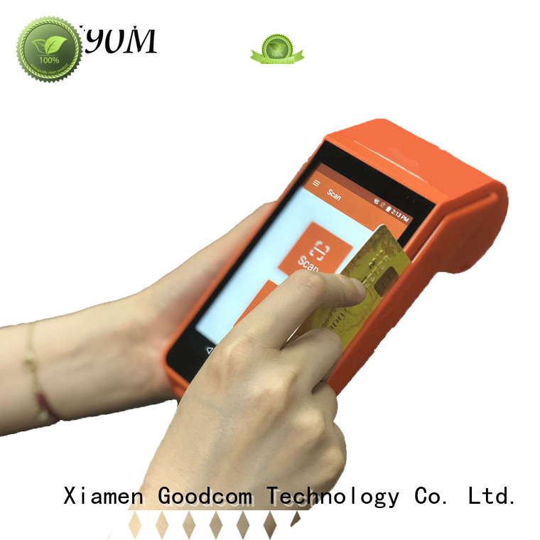 portable android pos with printer long-lasting durability free sdk