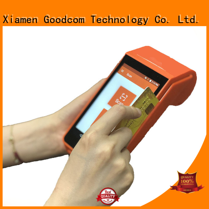 Goodcom mobile payment android printer with touch screen