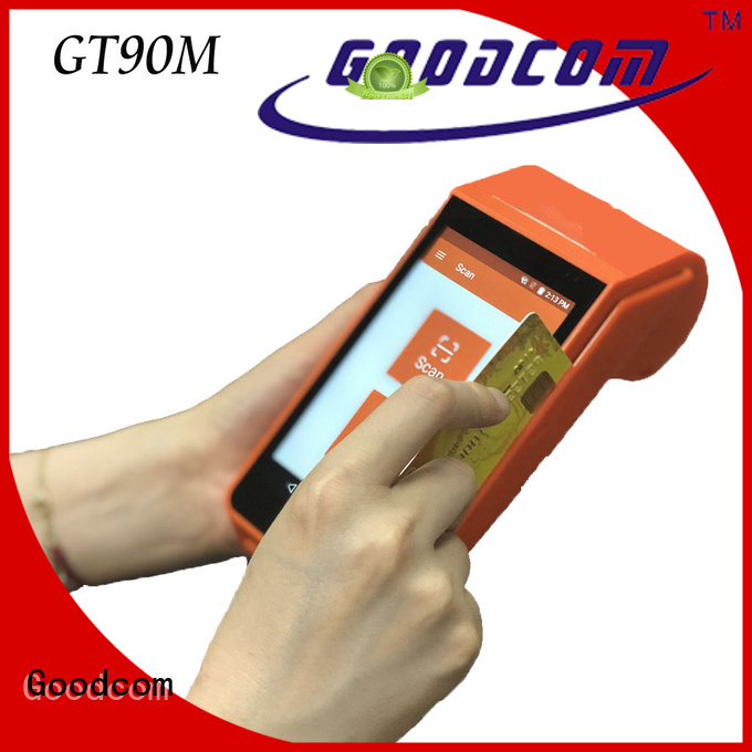 Goodcom mobile payment portable pos long-lasting durability for delivery service