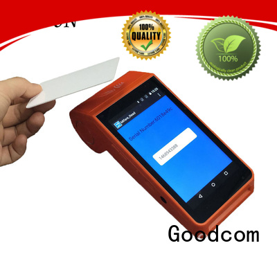 Goodcom portable pos nfc with touch screen