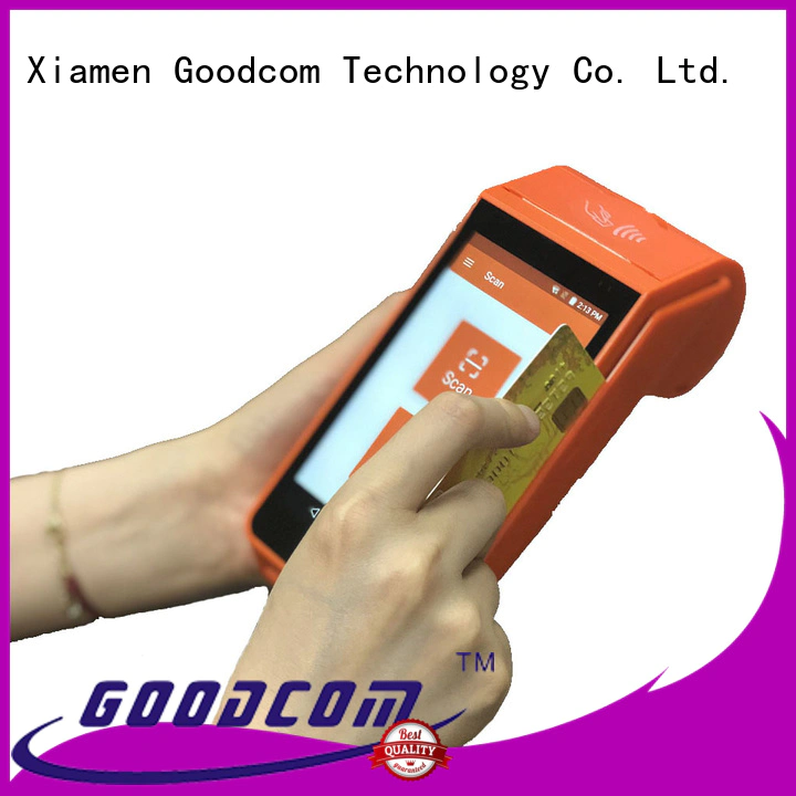 Goodcom portable mobile pos system touch screen for taxi