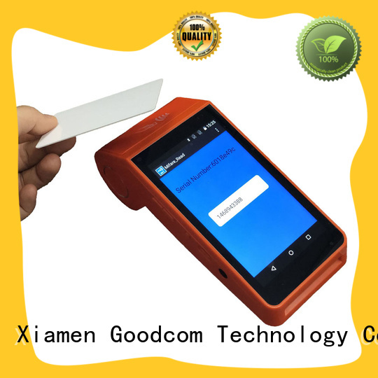 Goodcom top manufacture android handheld pos terminal free sdk