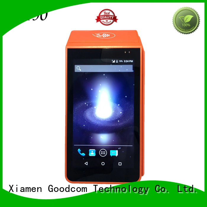 Goodcom 3g/4g/wifi android pos terminal with printer factory price