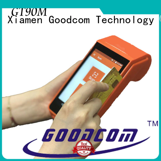 Goodcom portable android pos printer with touch screen for delivery service