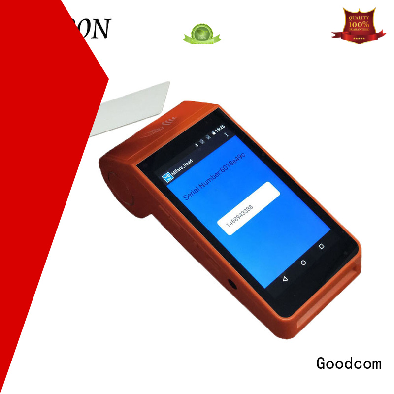 Goodcom portable portable pos advanced technology for bill payment