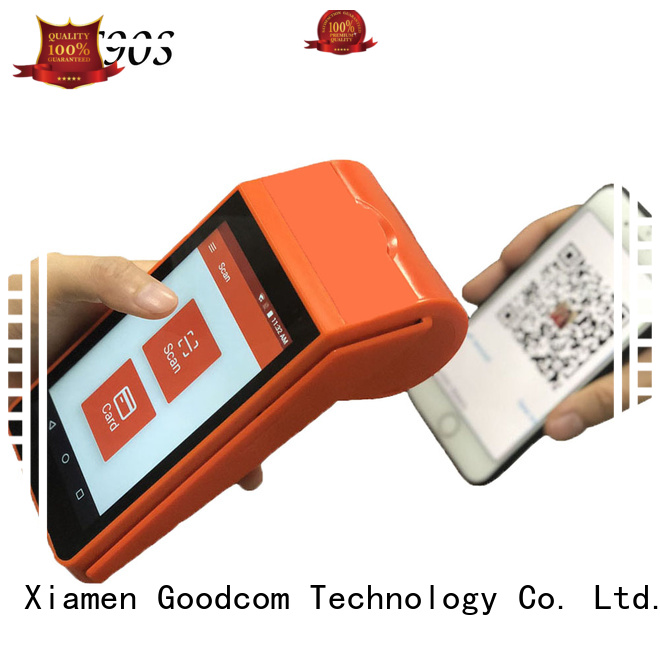 Goodcom android pos terminal long-lasting durability for takeaway