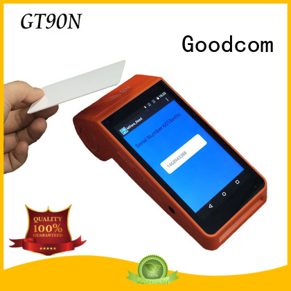 Goodcom barcode scanner with printer with touch screen